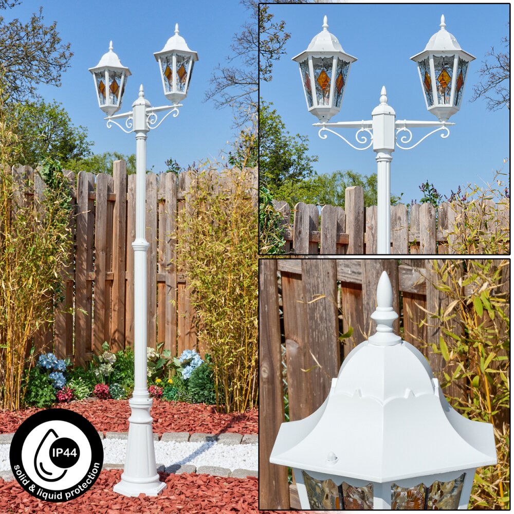 Hongkong Kandelaar, Pad licht Wit, 2-lichts main product photo