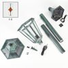 Hongkong Pad licht Groen, Zwart, 1-licht