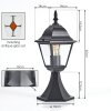 Naofe Plint licht, Pad licht Zwart, 1-licht