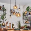Ripoll Hanglamp, Kogellampje, Hanglamp Amber, Duidelijk, Rookkleurig, 6-lichts Ripoll Hanglamp, Kogellampje, Hanglamp Amber, Duidelijk, Rookkleurig, 6-lichts