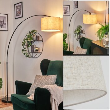 Bassagoda Staande lamp Zwart, 1-licht Bassagoda Staande lamp Zwart, 1-licht