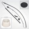 Bassagoda Staande lamp Zwart, 1-licht