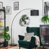 Soungou Staande lamp Chroom, Zwart, 1-licht