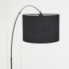 Bassagoda Staande lamp Chroom, Zwart, 1-licht