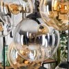 Gastor Hanglamp, Kogellampje, Hanglamp Amber, Duidelijk, Rookkleurig, 8-lichts