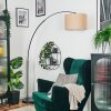 Soungou Staande lamp Chroom, Zwart, 1-licht