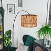 Cando Staande lamp, Booglampen Chroom, Zwart, 1-licht