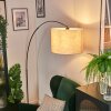 Bassagoda Staande lamp Chroom, Zwart, 1-licht