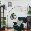Bassagoda Staande lamp Chroom, Zwart, 1-licht
