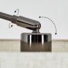 Bassagoda Staande lamp Chroom, Zwart, 1-licht