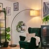Bassagoda Staande lamp Chroom, Zwart, 1-licht