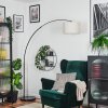 Bassagoda Staande lamp Chroom, Zwart, 1-licht