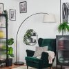 Bassagoda Staande lamp Chroom, Zwart, 1-licht