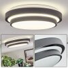 Orvan Plafondlamp, Paneel LED Zwart, Wit, 1-licht