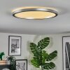 Xarel Plafondlamp, Paneel LED Zilver, 1-licht