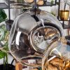 Ripoll Hanglamp, Kogellampje, Hanglamp Amber, Duidelijk, Rookkleurig, 6-lichts