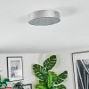Elmar Plafondlamp, Paneel LED Zilver, 1-licht