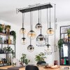 Gastor Hanglamp, Kogellampje, Hanglamp Amber, Duidelijk, Rookkleurig, 8-lichts