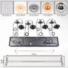 Gastor Hanglamp, Kogellampje, Hanglamp Amber, Duidelijk, Rookkleurig, 8-lichts