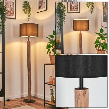 Soungou Staande lamp Natuurlijke kleuren, Zwart, 1-licht Soungou Staande lamp Natuurlijke kleuren, Zwart, 1-licht