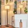 Bassagoda Staande lamp Natuurlijke kleuren, Zwart, 1-licht