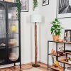 Bassagoda Staande lamp Natuurlijke kleuren, Zwart, 1-licht