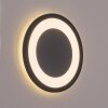 Gelan Wandlamp LED Zwart, Wit, 1-licht