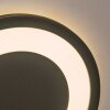 Gelan Wandlamp LED Zwart, Wit, 1-licht