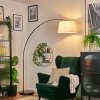 Bassagoda Staande lamp Chroom, Zwart, 1-licht