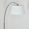 Bassagoda Staande lamp Chroom, Zwart, 1-licht