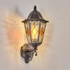 Lignac Wandlamp voor buiten, Wandlamp Zwart, Zilver, 1-licht