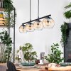 Koyoto Hanglamp, Kogellampje, Hanglamp Amber, Duidelijk, 4-lichts