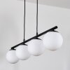 Gastor Hanglamp, Kogellampje, Hanglamp Wit, 4-lichts