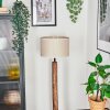 Bassagoda Staande lamp Natuurlijke kleuren, Zwart, 1-licht