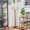 Bassagoda Staande lamp Natuurlijke kleuren, Zwart, 1-licht