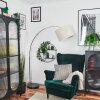 Bassagoda Staande lamp Chroom, Zwart, 1-licht