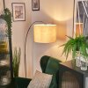 Bassagoda Staande lamp Chroom, Zwart, 1-licht