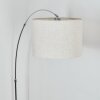Bassagoda Staande lamp Chroom, Zwart, 1-licht
