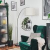 Bassagoda Staande lamp Chroom, Zwart, 1-licht