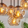 Ripoll Plafondlamp, Kogellampje Amber, 5-lichts