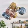 Koyoto Plafondlamp, Kogellampje Goud, Zwart, 10-lichts
