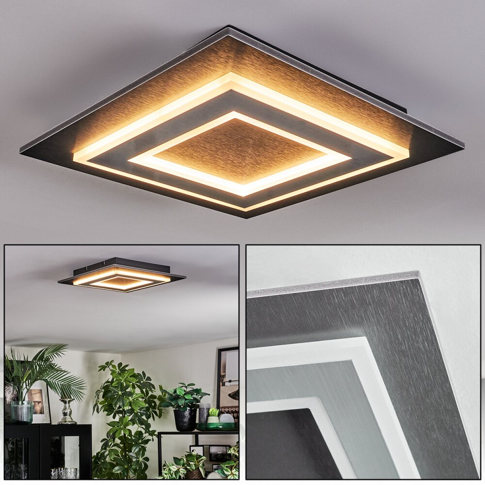 Lidor Plafondlamp LED Zwart, 1-licht main product photo