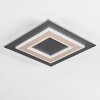 Lidor Plafondlamp LED Zwart, 1-licht