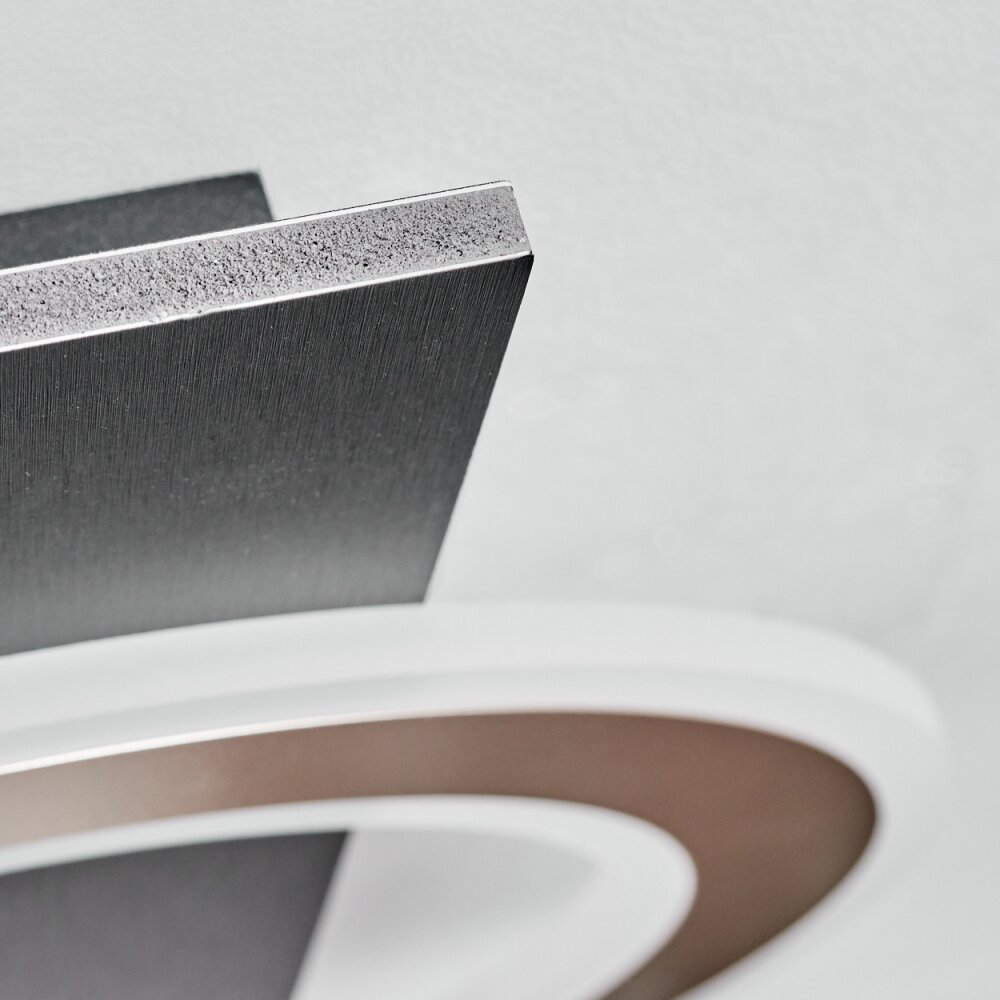 Lidor Plafondlamp LED Zwart, 1-licht