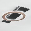 Lidor Plafondlamp LED Zwart, 1-licht