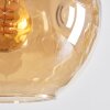 Ripoll Hanglamp, Kogellampje, Hanglamp Amber, Rookkleurig, 8-lichts