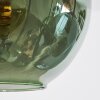 Ripoll Hanglamp, Kogellampje, Hanglamp Blauw, Groen, Koperkleurig, 8-lichts