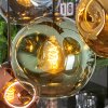 Ripoll Hanglamp, Kogellampje, Hanglamp Blauw, Goud, Groen, Koperkleurig, 8-lichts