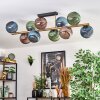 Koyoto Plafondlamp, Kogellampje Goud, Zwart, 10-lichts