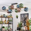Koyoto Plafondlamp, Kogellampje Goud, Zwart, 10-lichts